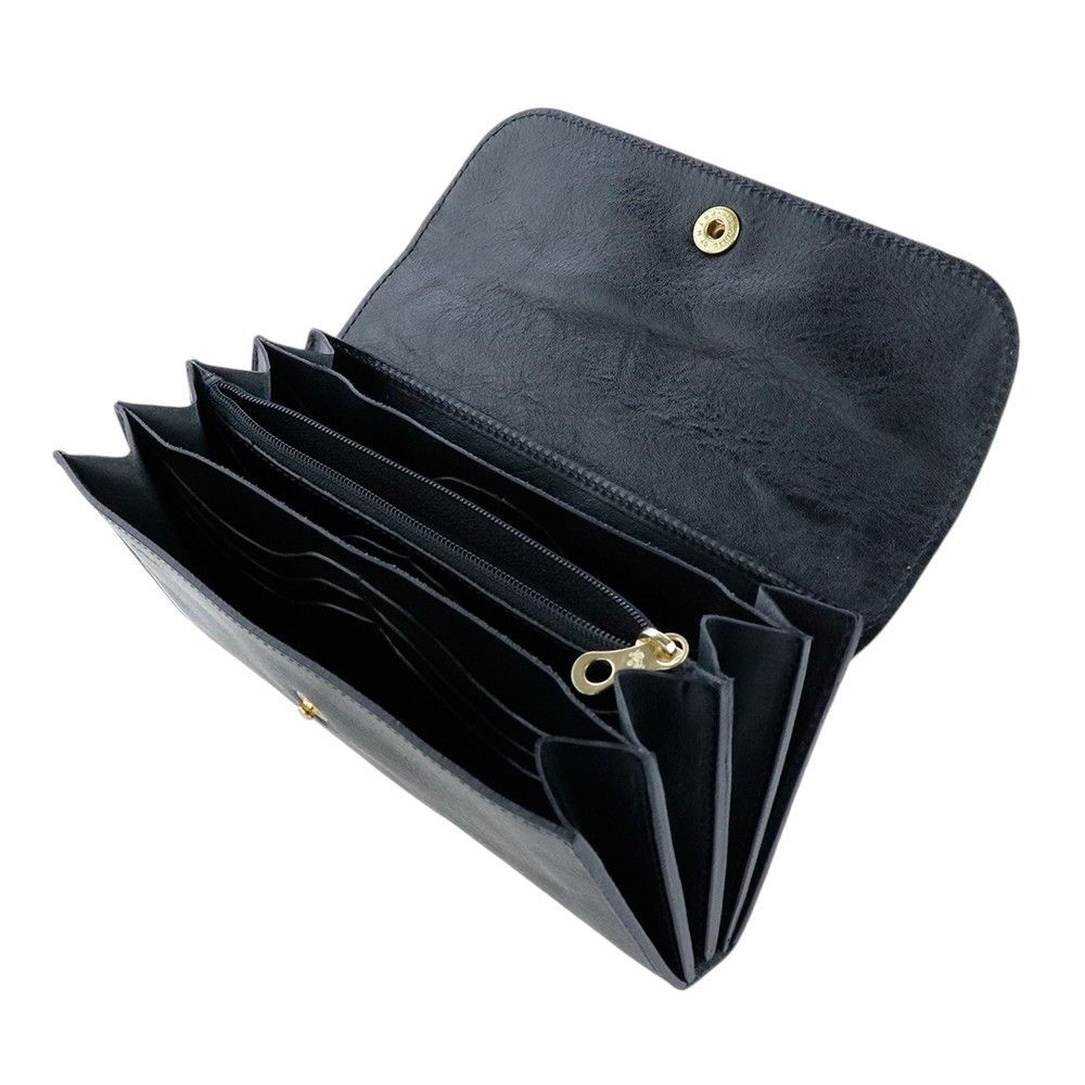 イルビゾンテ 長財布 ブラック SCW020 PV0005 BK110【RSL】 イルビゾンテ 財布 長財布 IL BISONTE じゃばら SCW020 PV0005