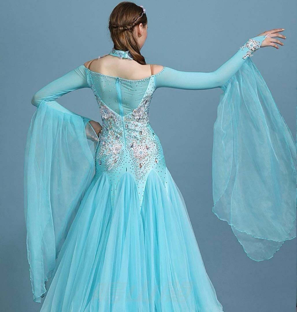 25年新作 新品未使用 スタンダードダンスドレス発表会に最適