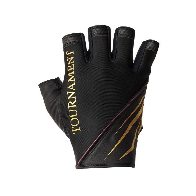 ダイワ トーナメント 防寒グローブ 5本カット DG-1124TW ブラックサイズXL