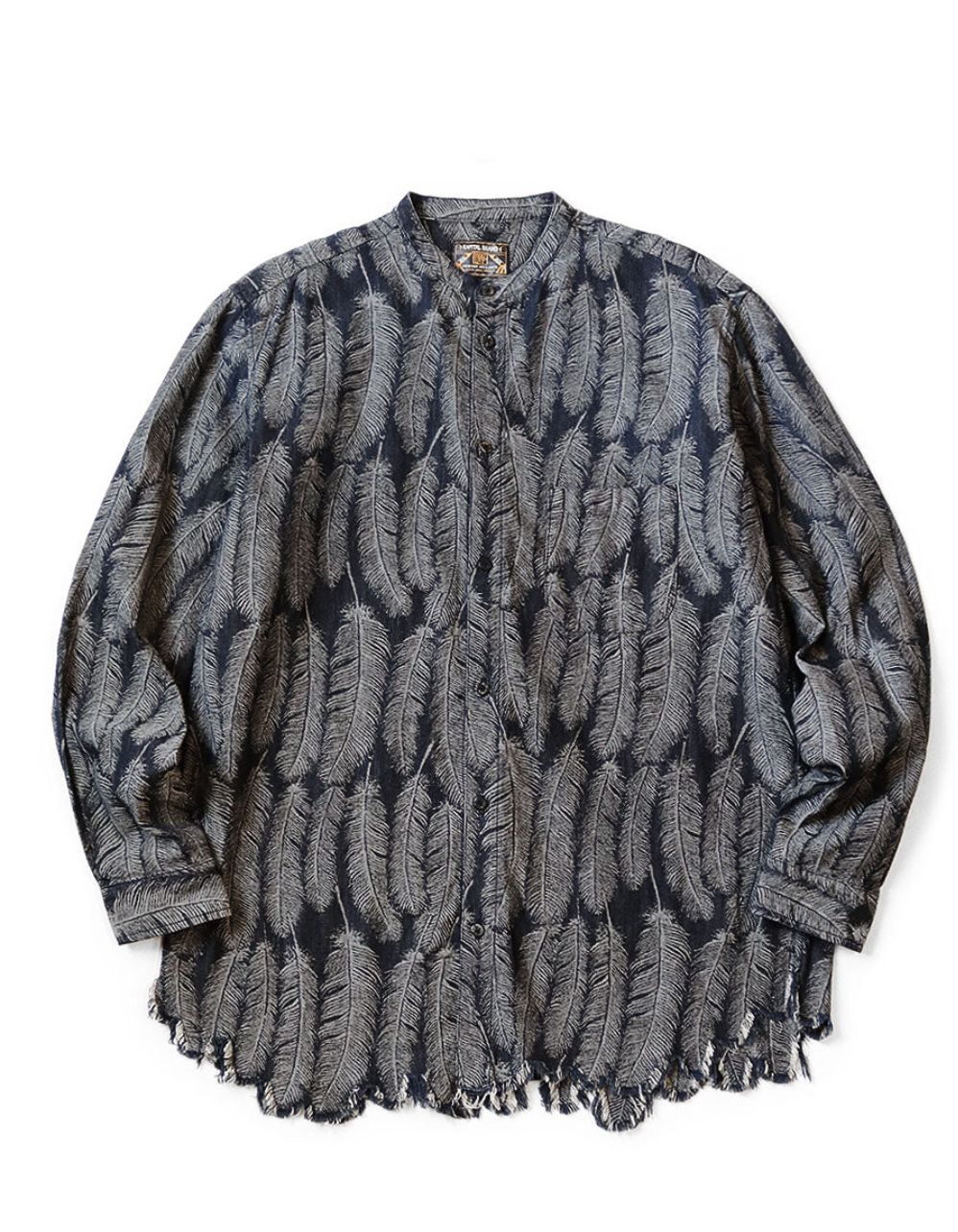 KAPITAL キャピタル フェザー 2way デニムシャツ 4 キャピタル フェザー デニム シャツ サイズ3 濃色 Kapital 5oz