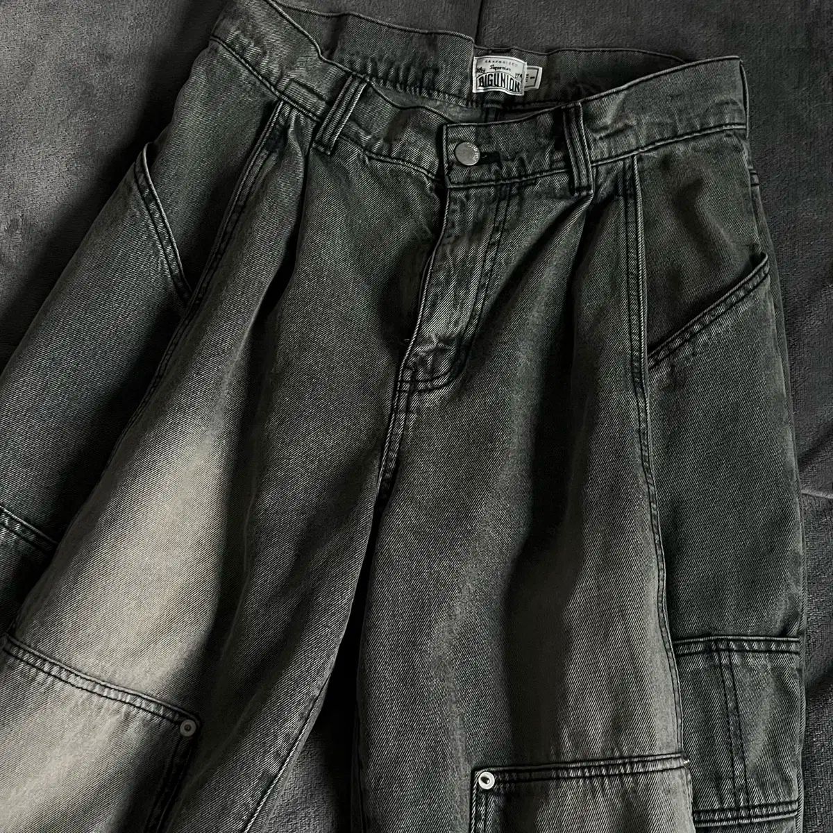 BIG UNION(ビッグ ユニオン) ディープピンタック ワイド デニム パンツ