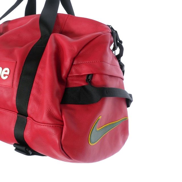 supreme×NIKE ダッフルバッグ レッド 19AW シュプリーム SUPREME × NIKE 19AW Leather Duffle Bag レザー