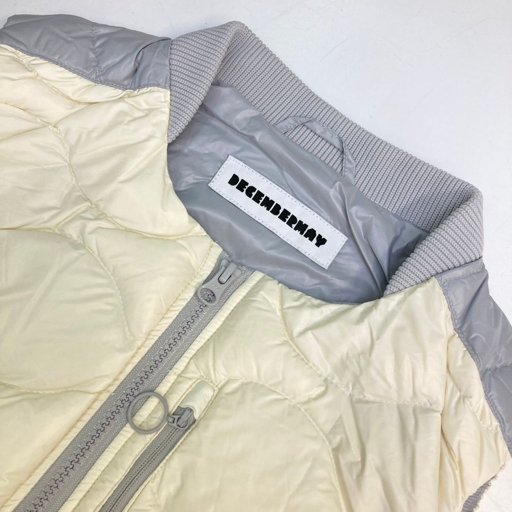 サイズ M DECEMBERMAY ディセンバーメイ ダウンジップベスト ホワイト系 240101391095 ゴルフウェア レディース ストスト LLC-HASEGAWATOSO_COM