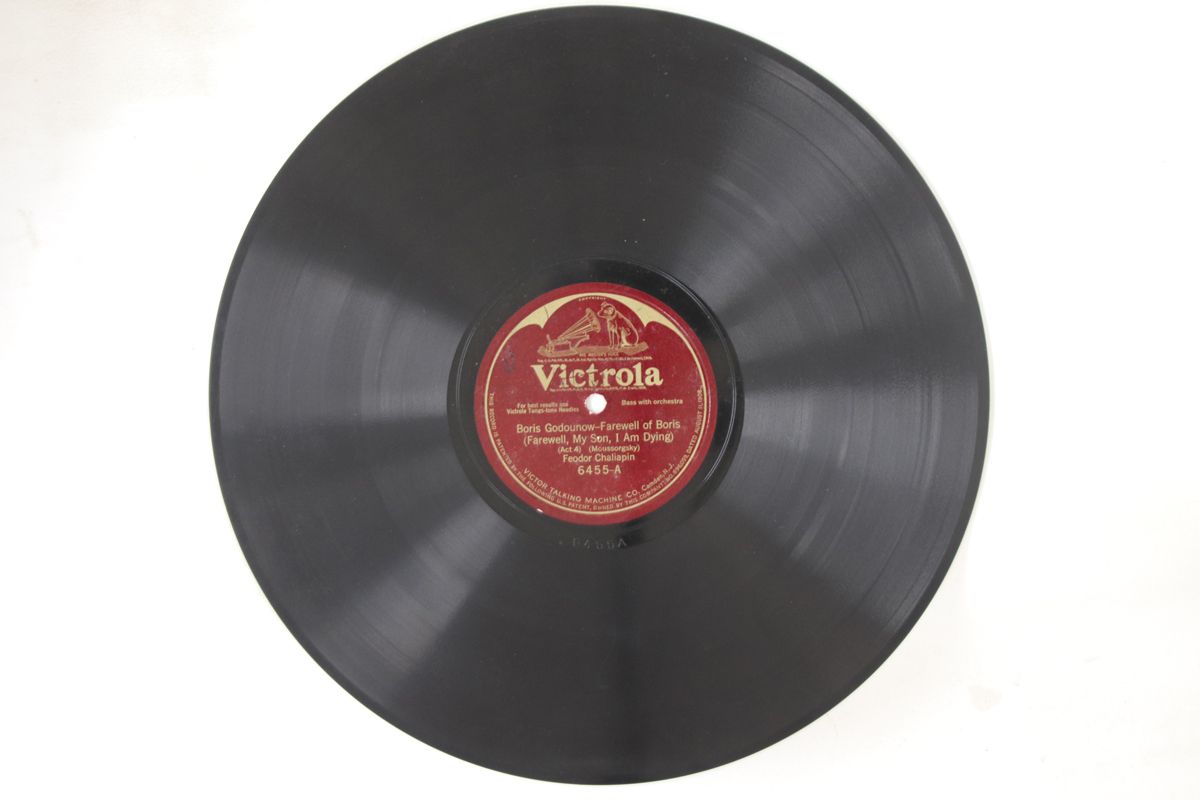 米78RPM/SP Feodor Chaliapin Boris Godounow - Farewell Of