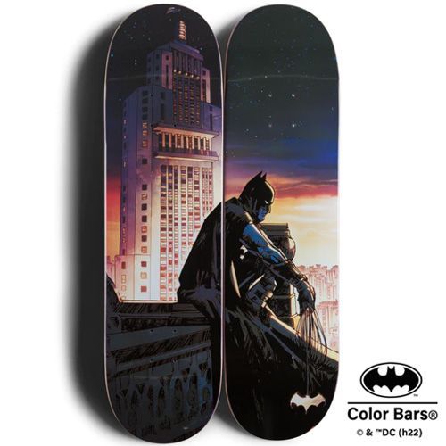 新品未使用オルモストDCコミックコラボスケートボードデッキバットマン
