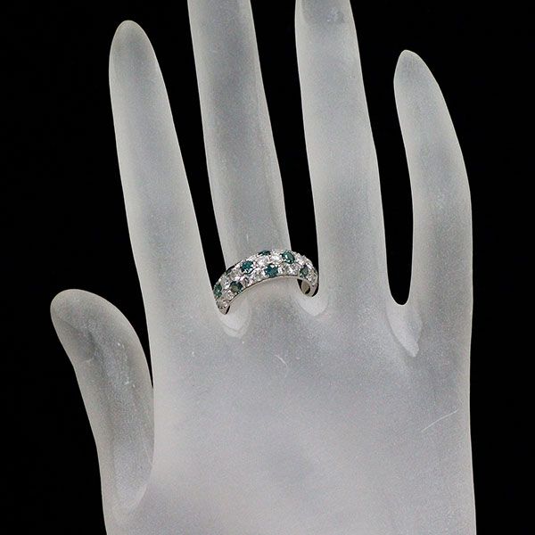希少 Pt900 アレキサンドライト ダイヤモンド リング 0.68ct D1