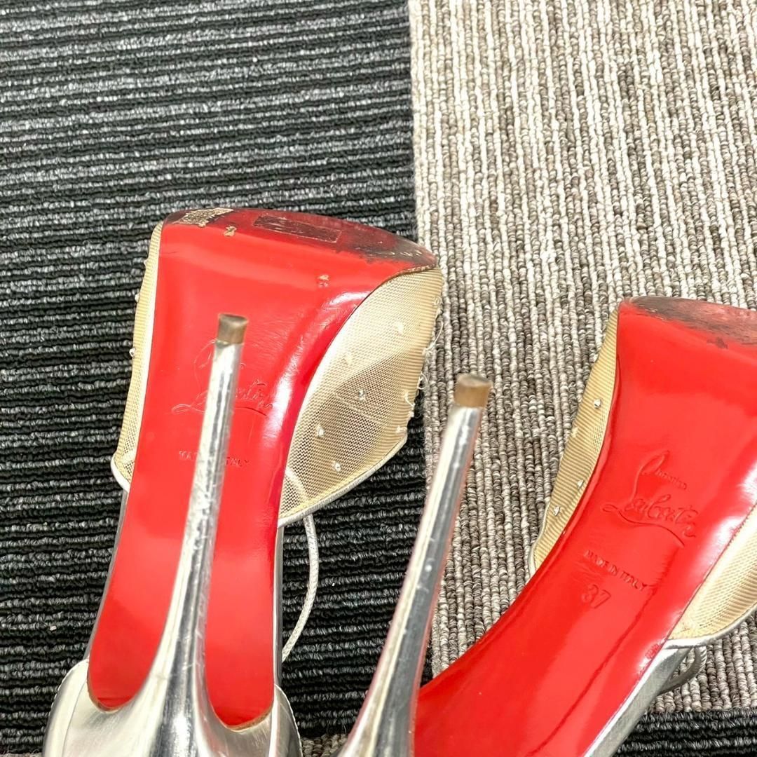 ラインストーン オープントゥ