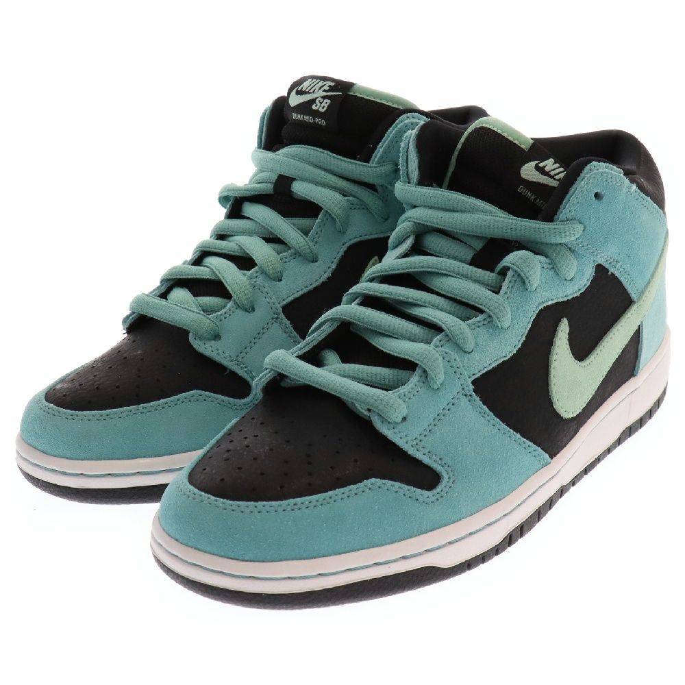 NIKE SB (ナイキエスビー) DUNK MID PRO SEA CRYSTAL BLACK/MEDIUM MINT-SEA CRYSTAL  ダンクミッドプロ スウェード ミッドカットスニーカー 314383-033 US9.5/27.5cm - メルカリ