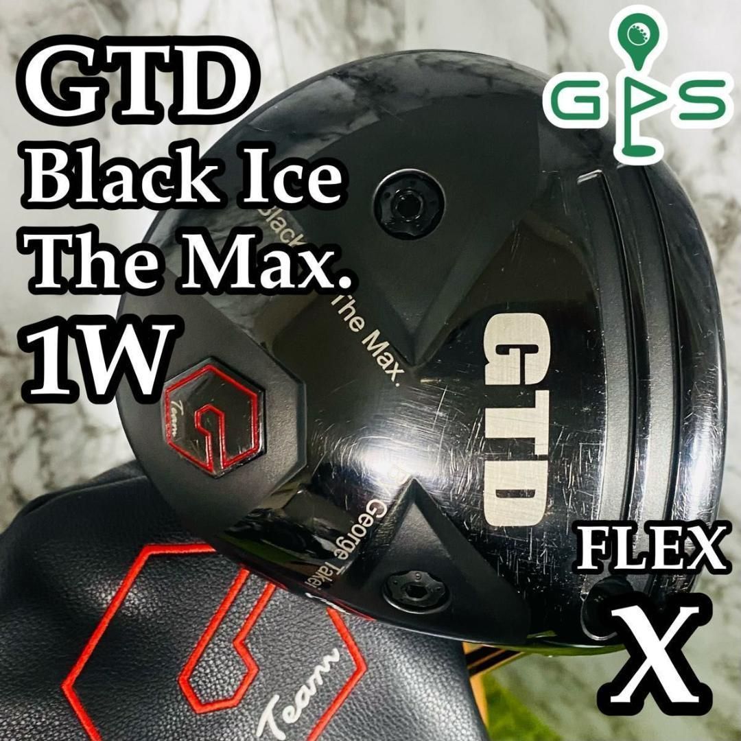 【良品 】GTD ブラックアイス ザ マックス 1W ドライバー メンズ X 良品 】GTD ブラックアイス ザ マックス 1W ドライバー メンズ X