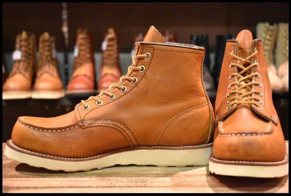 8E 15年 レッドウィング 875 アイリッシュセッター 茶 オロレガシー モックトゥ 編み上げ ブーツ redwing HOPESMORE FJ184