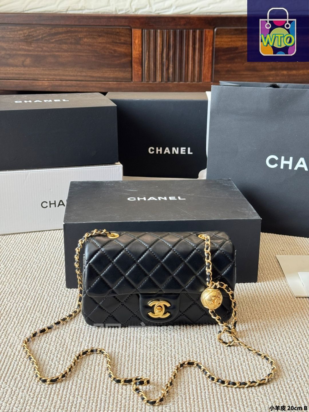 今日 Chanel G en Ball Square Flap Bag 小羊皮バージョン New Arrival -WTO輸入4