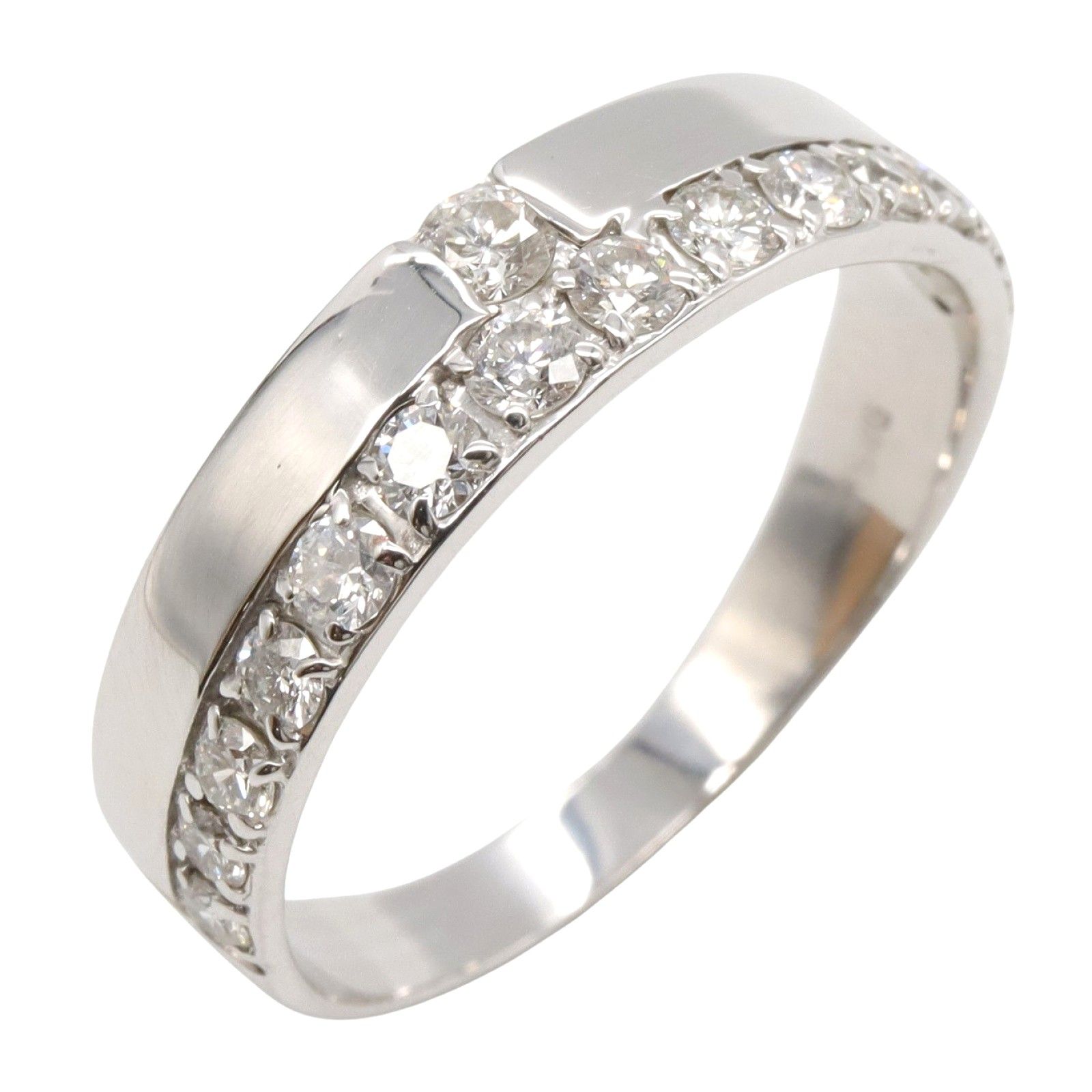 ジュエリー JEWELRY リング 指輪 ダイヤモンド リング ﾀﾞｲﾔ 4.8g 20 K18WG ホワイトゴールド ダイヤモンド リング レディース Used A