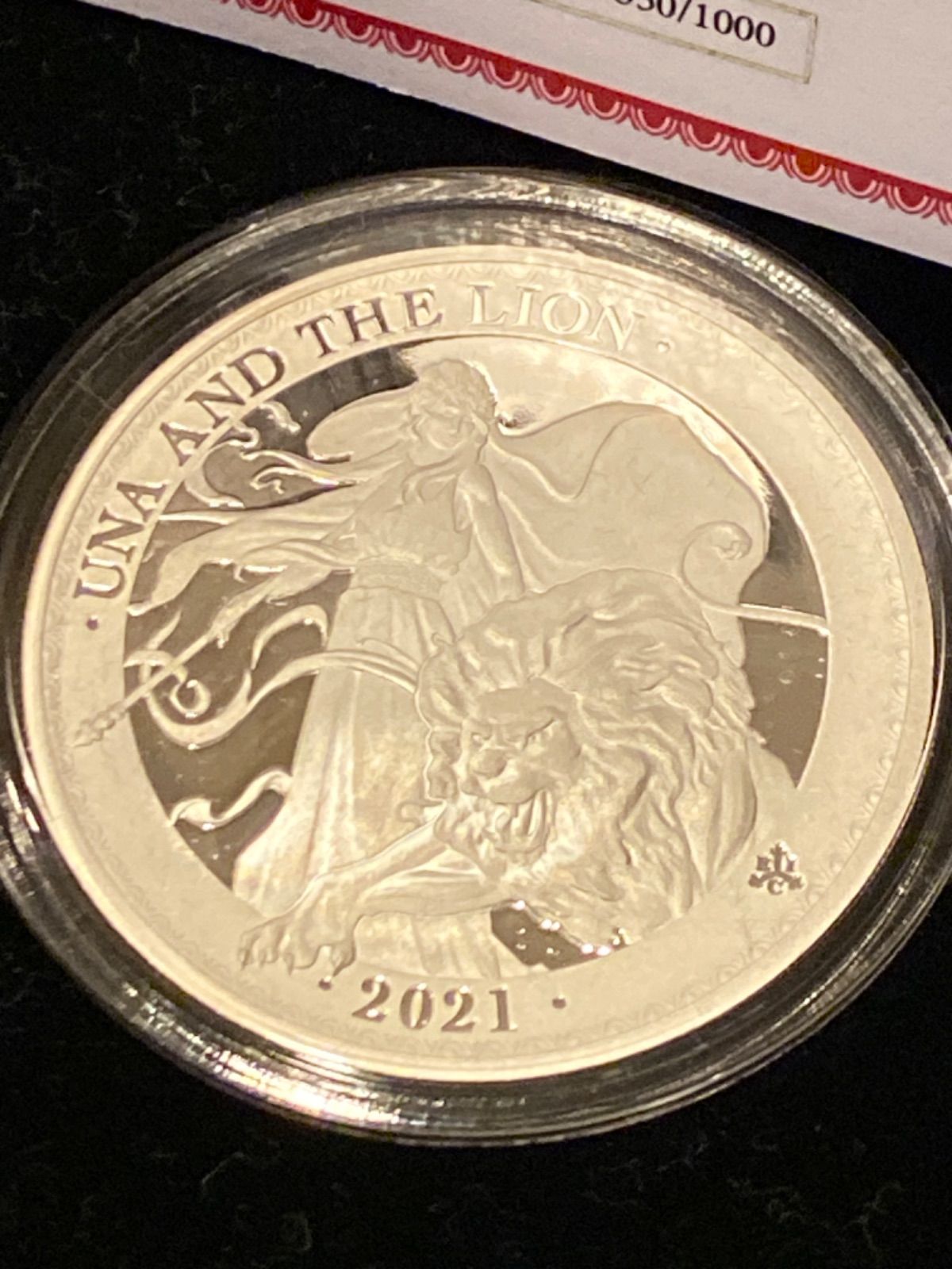 セントヘレナ 2021 ウナとライオン 銀貨 プルーフ - メルカリ