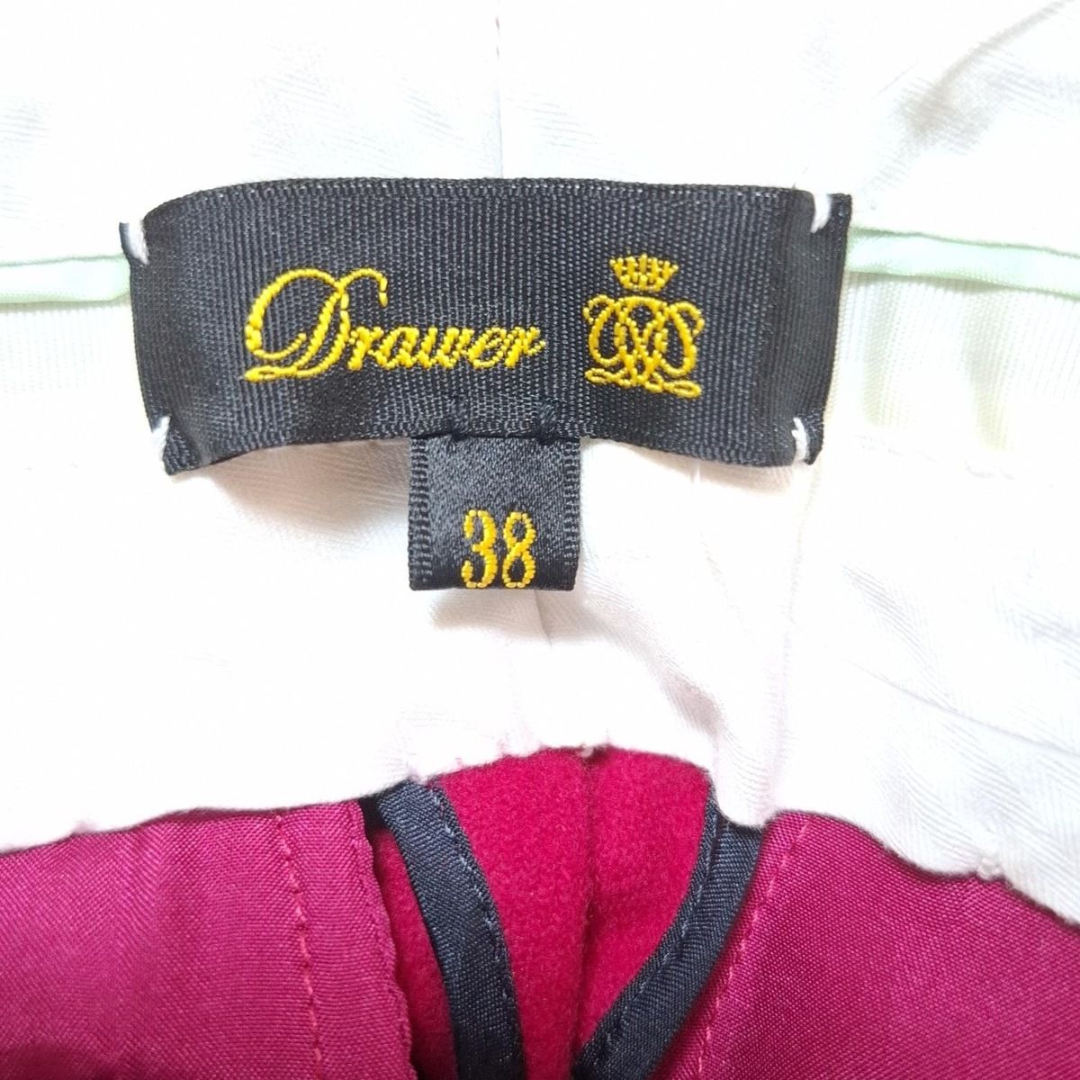 Drawer(ドゥロワー) パンツ サイズ38 M レディース - ボルドー