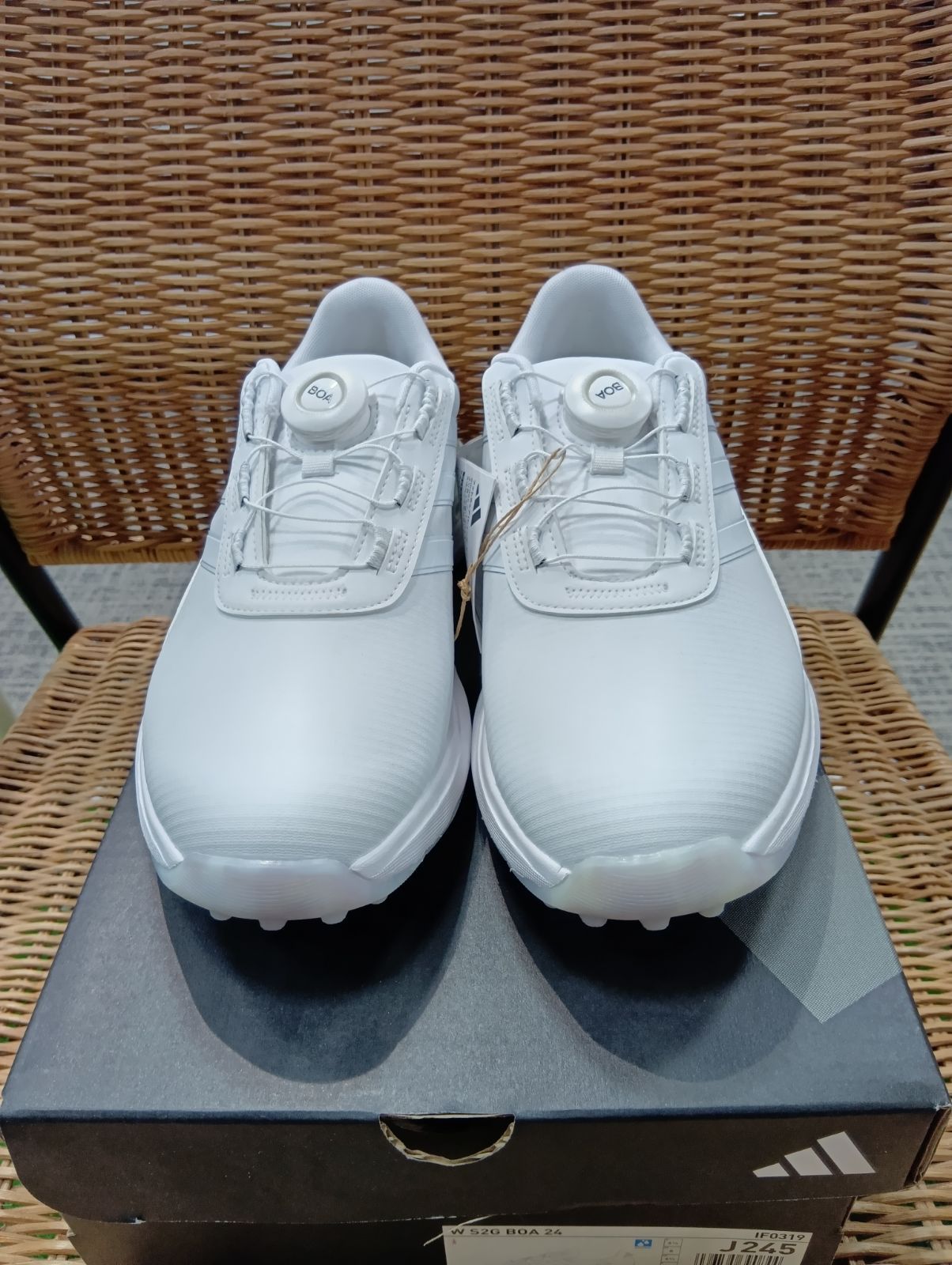 LdSh【新品未使用品】ウィメンズ S2G ボア 24【adidas Golf/アディダス