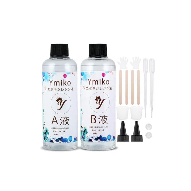 艶 二液性エポキシ クラフトレジン液 1800g Amazon.co.jp: 艶 二液性