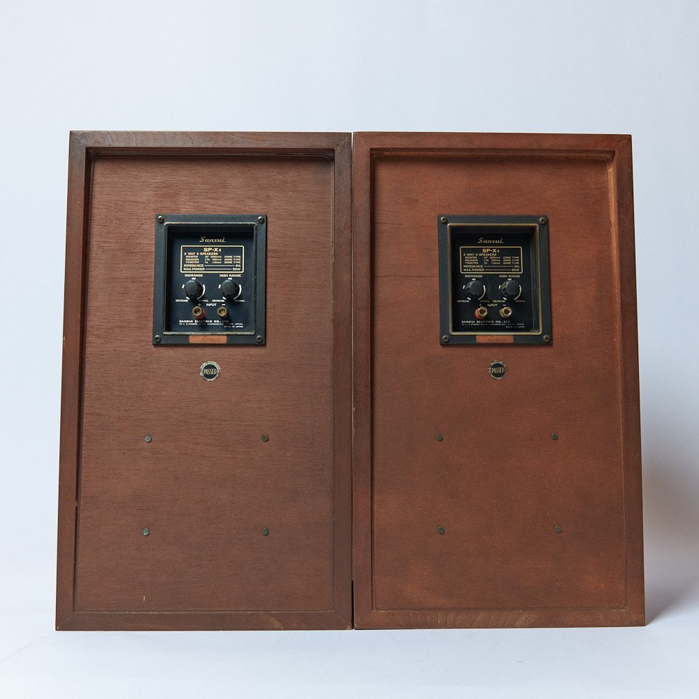 動作品】SANSUI SP-XII 1972年製 山水 七宝組子 3way スピーカー