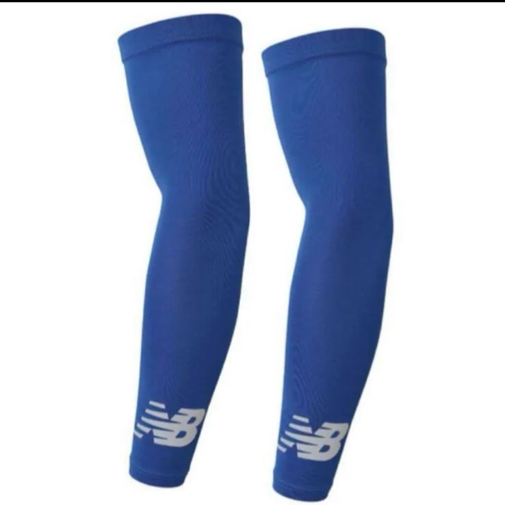 New Balance アームスリーブ ブルー S|Mサイズ