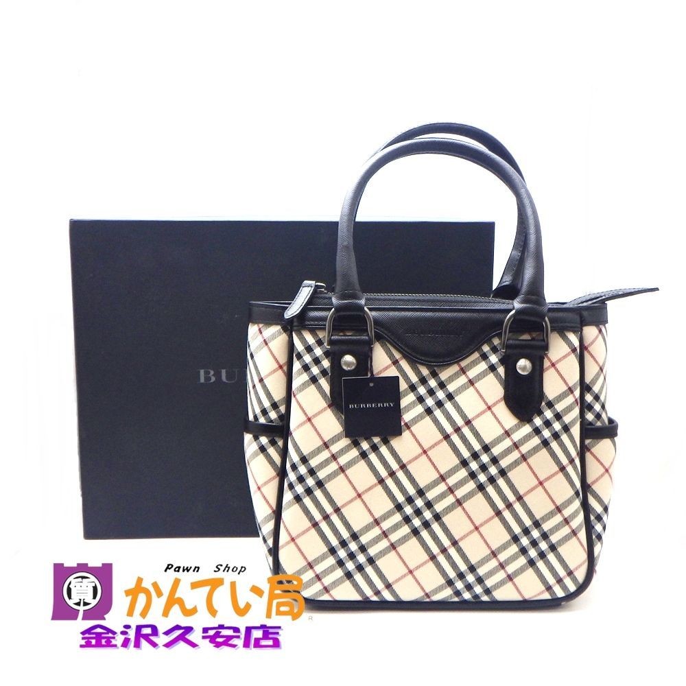 ほぼ未使用】BURBERRY バーバリー トート ハンドバッグ ノバ