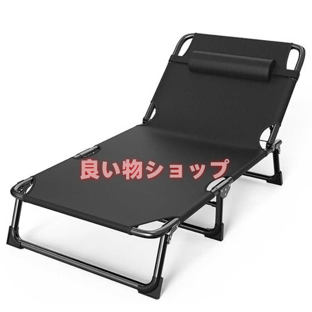 折りたたみベッド 190×35×67cm グレー 収納袋付き スチール サンシャインベッド アウトドア キャンプ レジャー 折りたたみベッド 190×35×67cm グレー 収納袋付き スチール