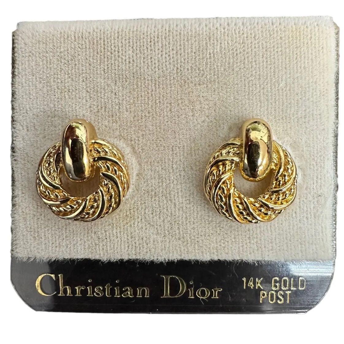 超美品 希少】Christian Dior ディオール サークル イヤリング