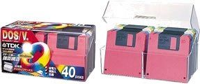 TDK 3.5インチ フロッピーディスク DOS|Vフォーマット ミックス40枚パック MF2HDBMX40PMS