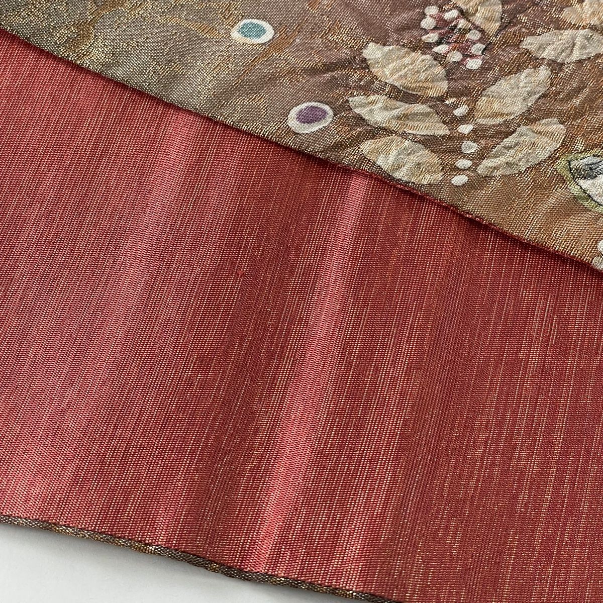 赤紫 お太鼓柄