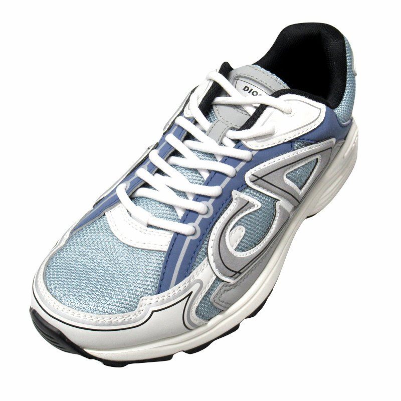 新品未使用品Dior B30 グレー ブルー スニーカー