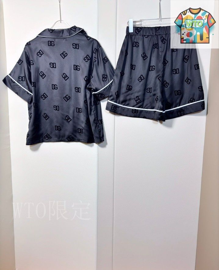今日特価】Dolce&Gabbana Logo Jacquard Shirt & Print Shorts