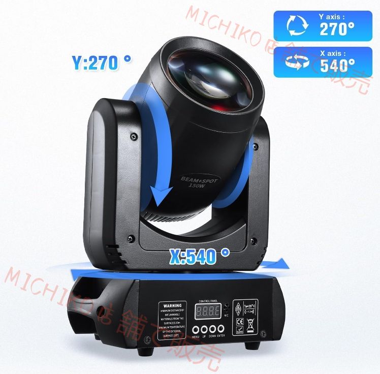 18ファセットプリズムステージビームライトミニコンパクトムービングヘッドDJライト8 GOBO