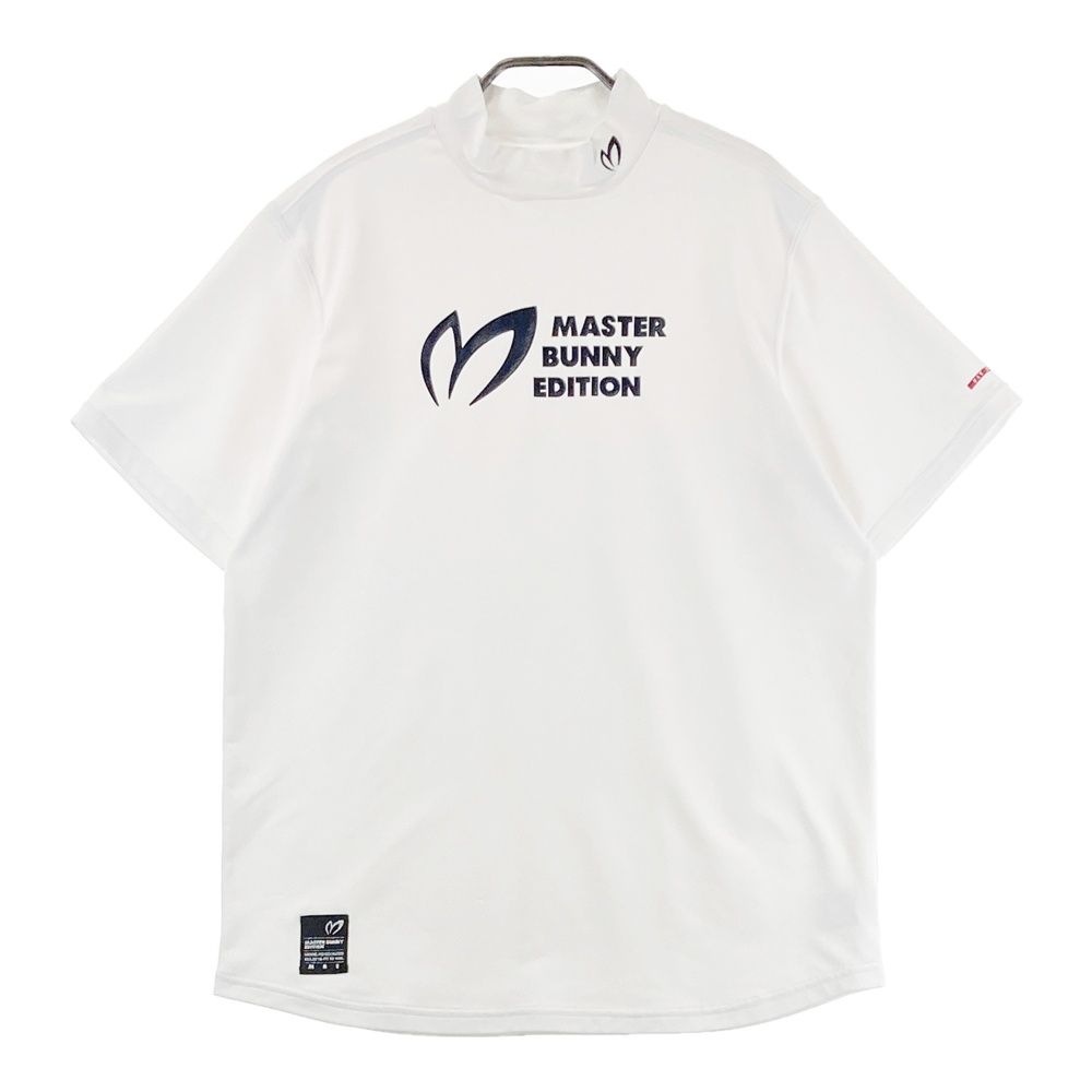 サイズ 6 MASTER BUNNY EDITION マスターバニーエディション ハイネック半袖Tシャツ ホワイト系 240101459608 ゴルフウェア メンズ ストスト