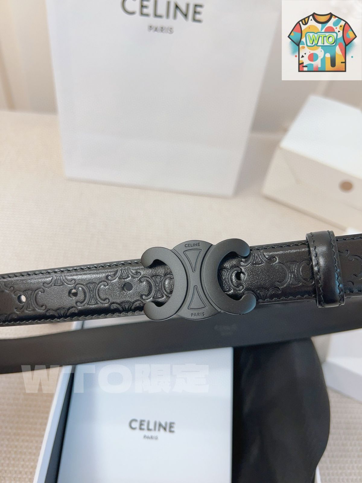 【24時間配送】100cm CELINE オリジナルレザーベルト 24時間配送】100cm CELINE オリジナルレザーベルト 今日特価