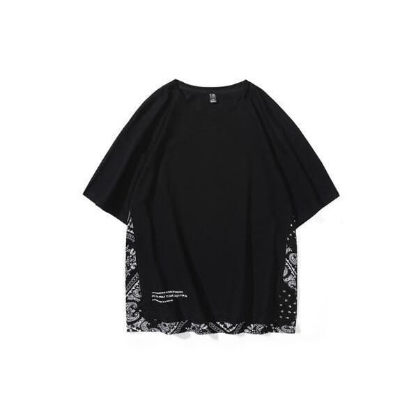 カップル ペアtシャツ 半袖 ペアルック お揃い 服 春 夏 ビックシルエットカップルルック tシャツ 韓国ファッション デート kmr1803.jpg