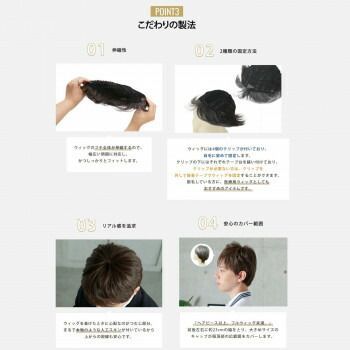 プリシラ 男性用5分ウィッグ