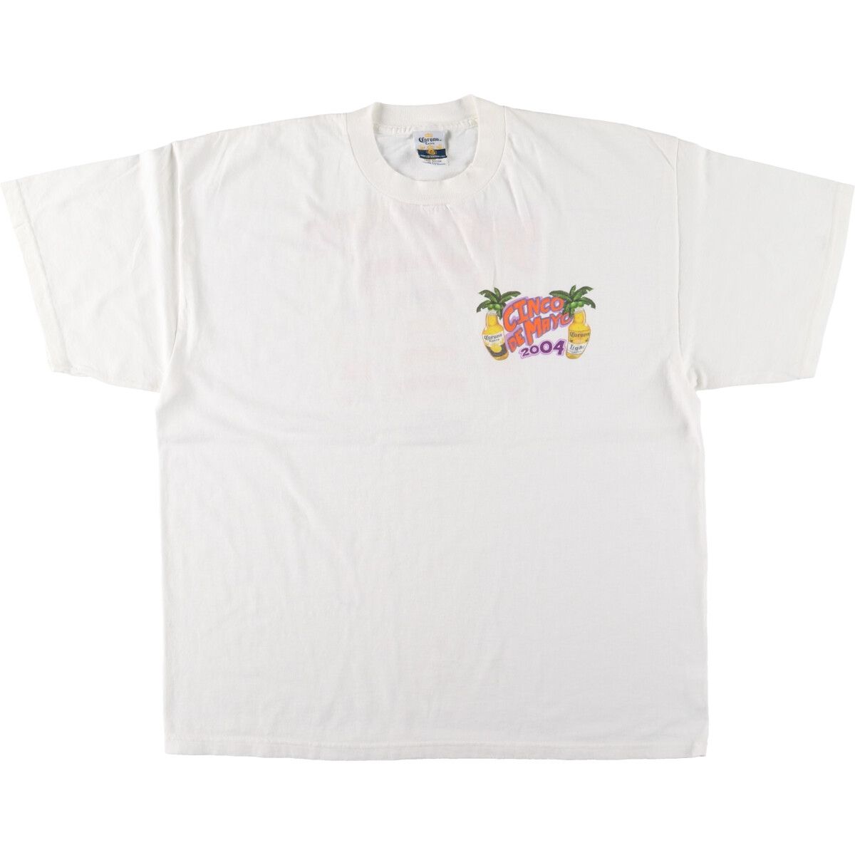 古着 00年代 CORONA EXTRA コロナエキストラ アドバタイジングTシャツ USA製 メンズXL/eaa452343