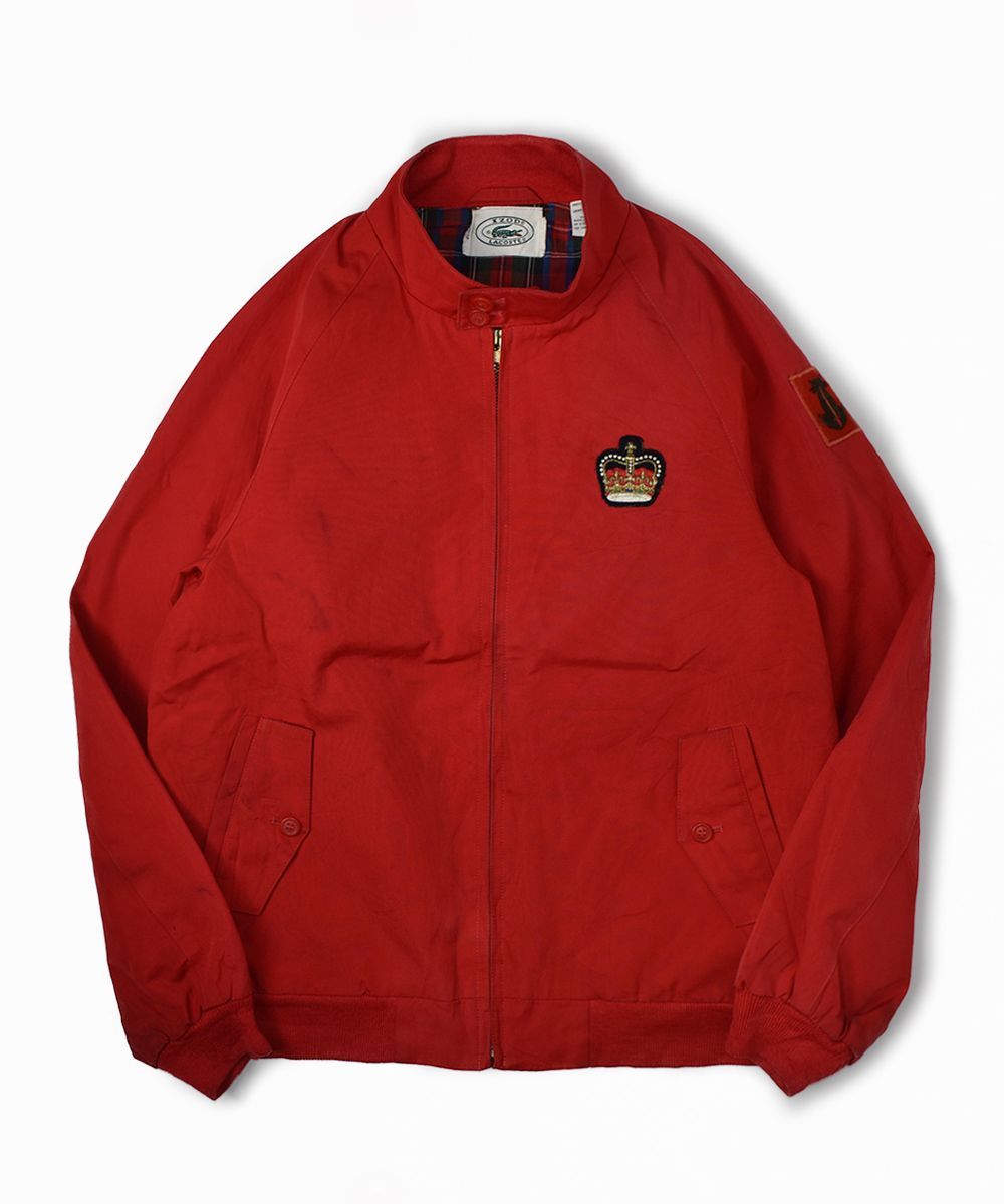 【完売】ラコステ ハリントンジャケット 90s IZOD LACOSTE ラコステ スイングトップ ハリントンジャケット M