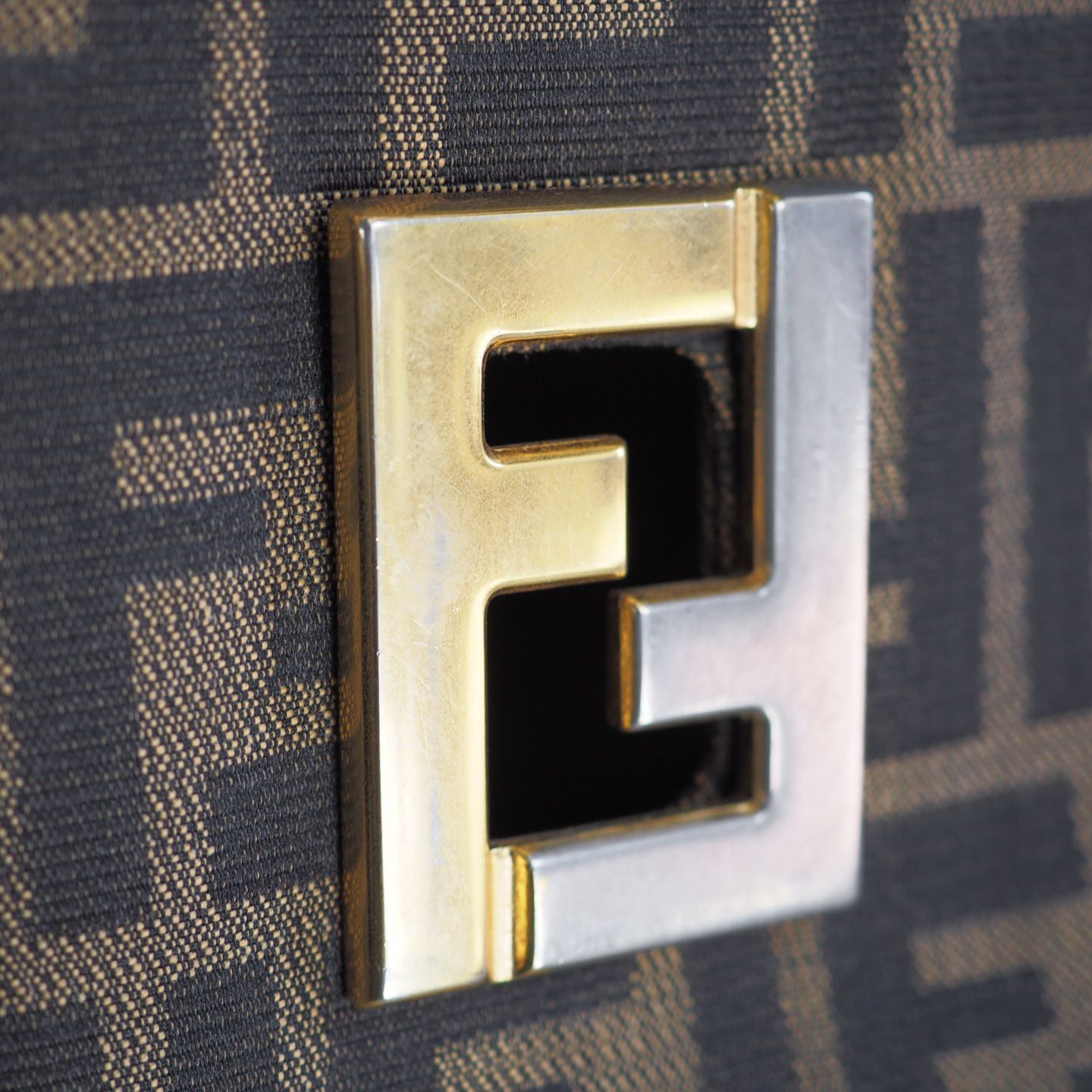 良品☆ オールドフェンディ FENDI ズッカ柄 トートバッグ ハンドバッグ 