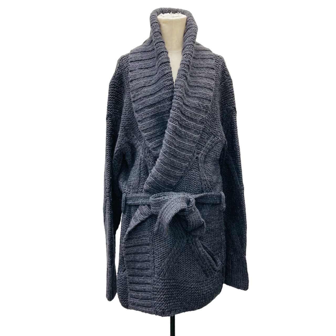 HUGO BOSS - BOSS グレー ロングカーディガン HUGO BOSS - BOSS グレー ロングカーディガンの通販 by りっ