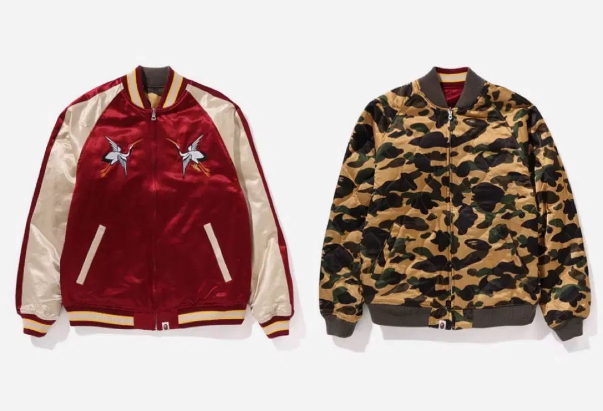 A BATHING APE(アベイシングエイプ) スタジャン リバーシブル お