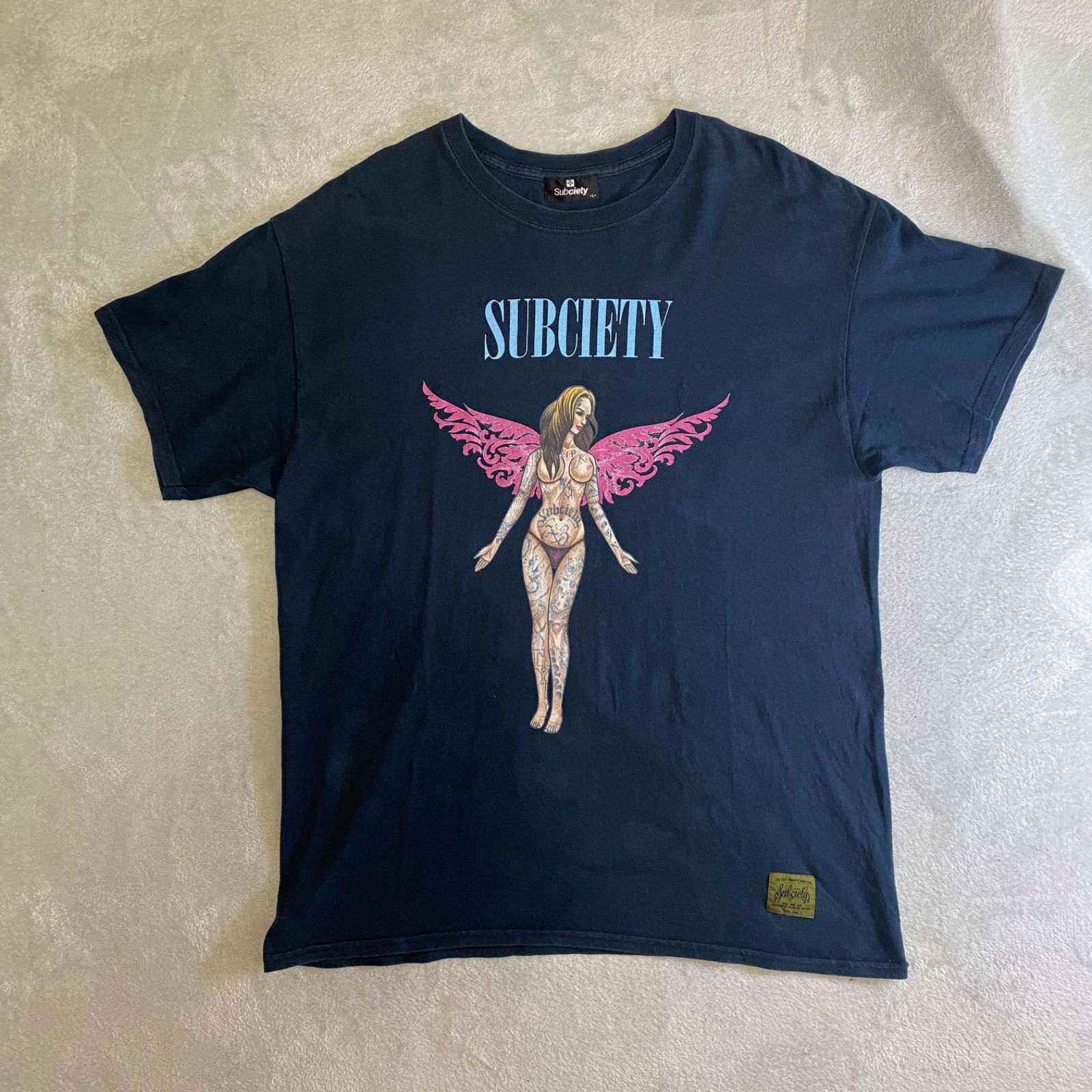 SUBCIETY】プリントT エロT ヌード 女性 ニルヴァーナ インブルームCD