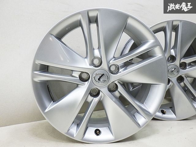◆歪み無し◆ LEXUS レクサス純正 HS250h 17インチ 7J 39 5穴 PCD114.3 ホイール単体 4本 カローラクロス GRヤリス ハリアー エスティマ