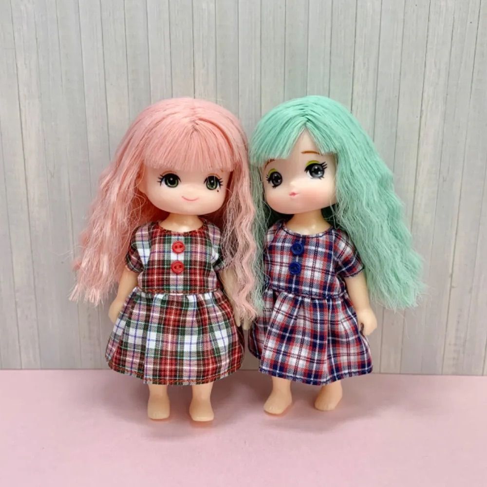 リカちゃん ミキちゃんマキちゃん 服 2着セット チェック柄ワンピース