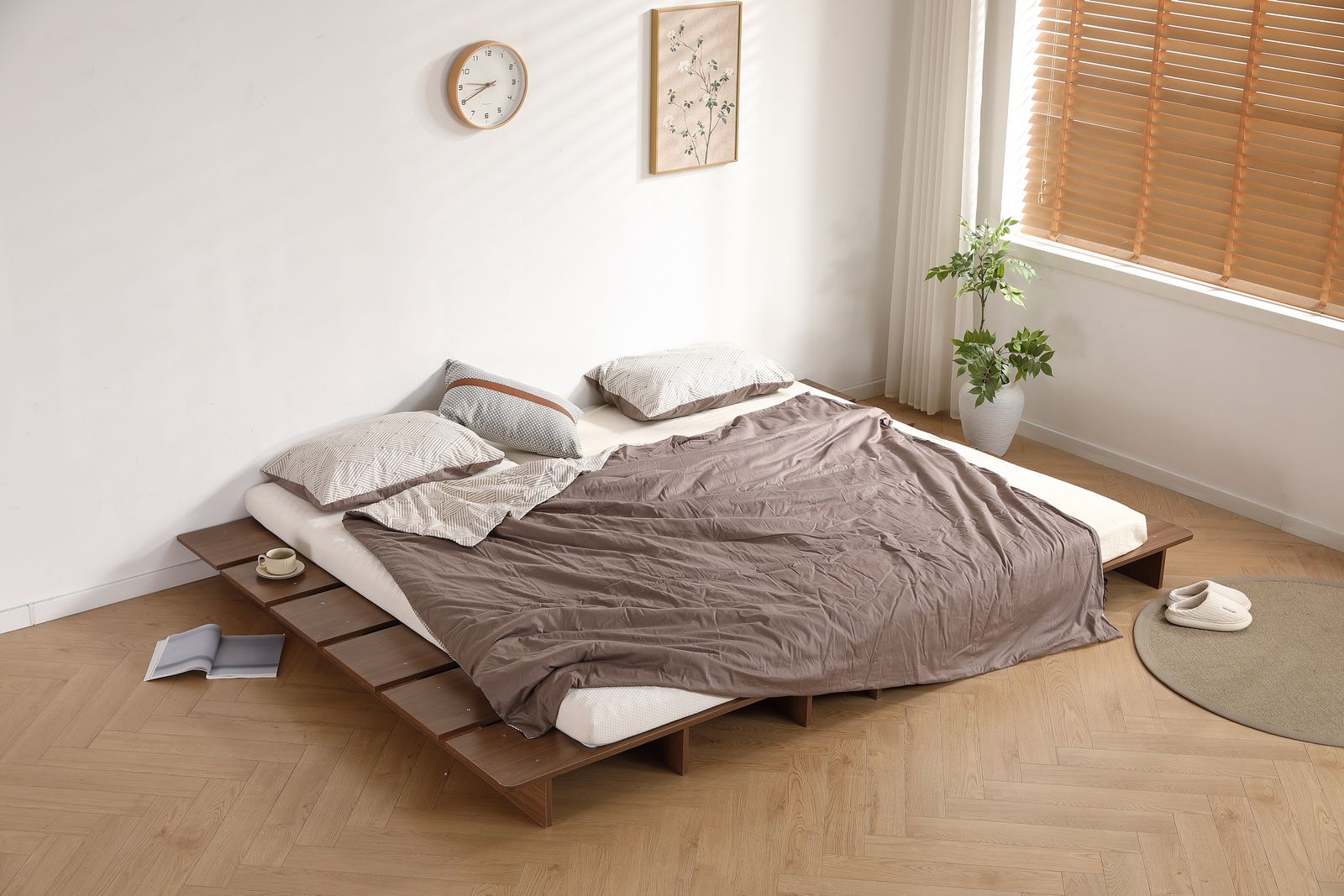 幅120cm】ベッド ローベッド ステージベッド ベッドフレーム すのこ