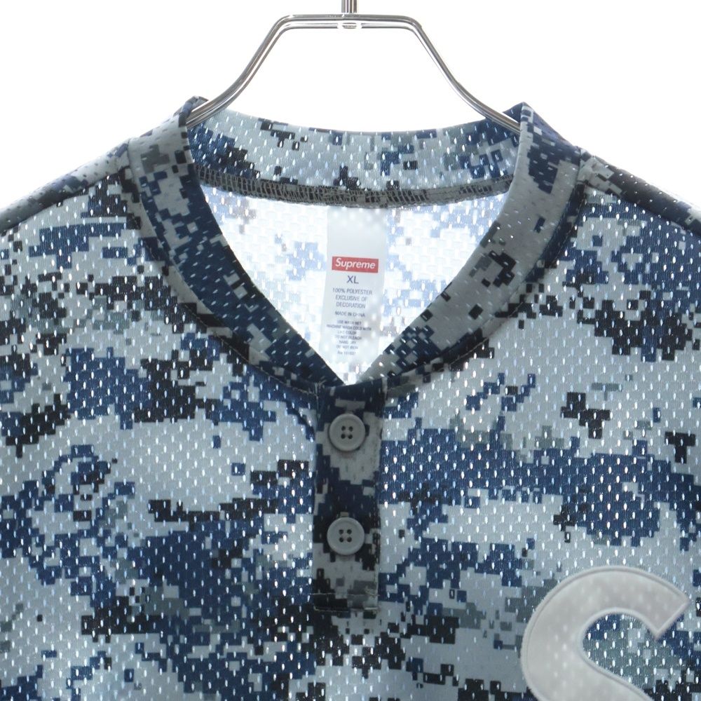 SUPREME (シュプリーム) 25SS S Logo Baseball Henley エスロゴ