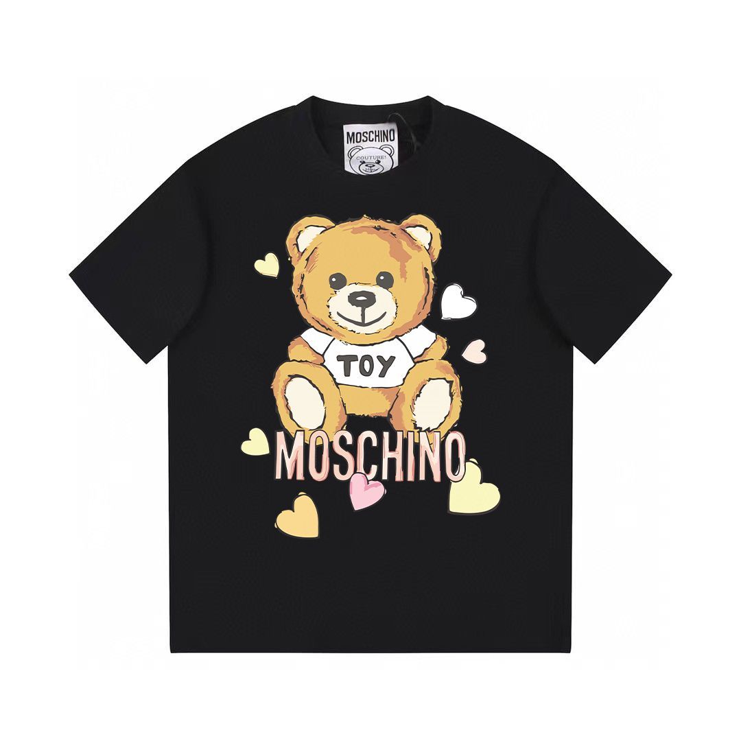 モスキーノMoschino ベア プリント 半袖 Tシャツ