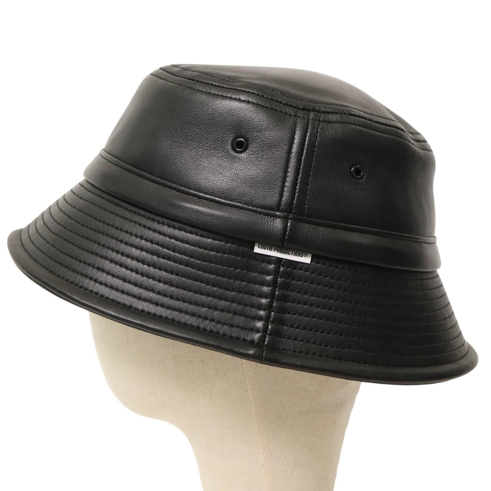 cootie hat レザー ハット 帽子 クーティ COOTIE / Leather Bucket Hat