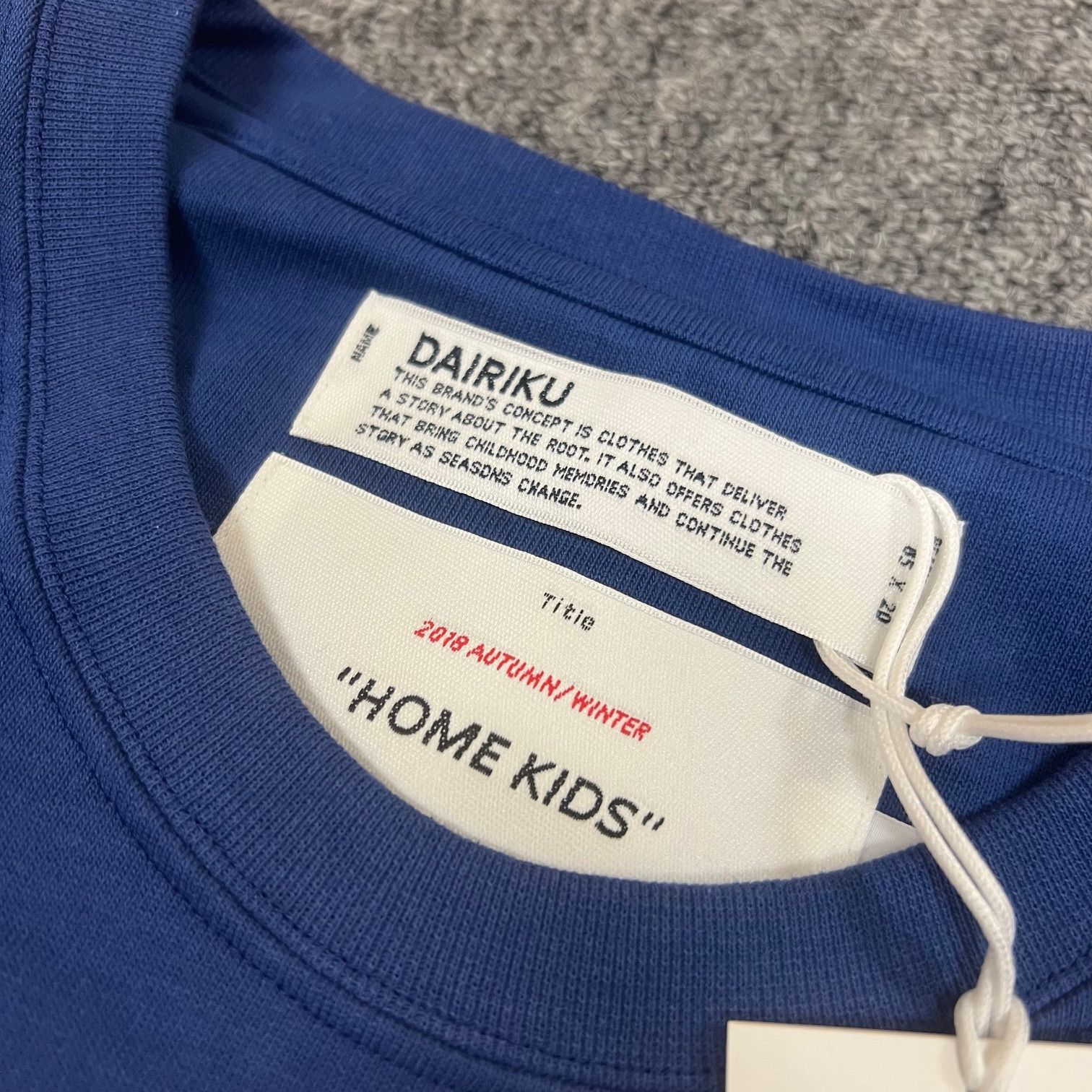 定価23100円 新品 DAIRIKU 23AW HOME KIDS レイヤードカットソー 定価23100円 新品 DAIRIKU 23AW HOME KIDS レイヤードカットソー