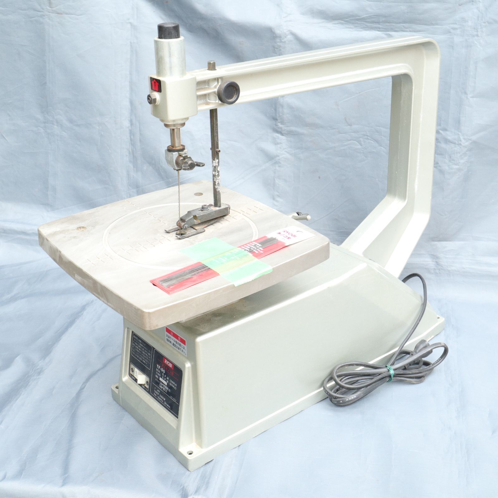 動作 済 替え刃付 RYOBI リョービ TF-50 卓上糸ノコ機 卓上糸鋸機 卓上糸のこ盤 HRDEVELOPMENT_JP