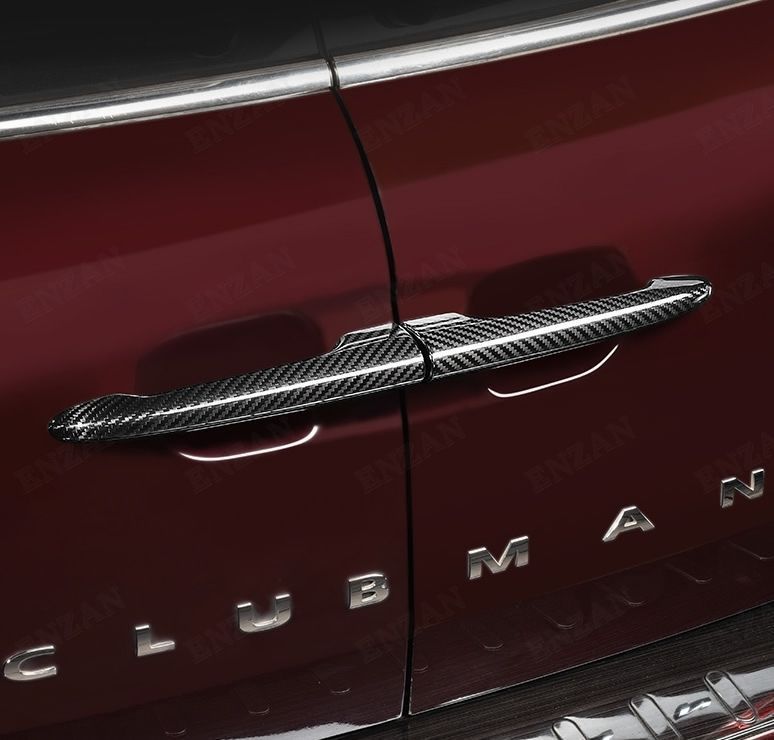 ドライカーボン製 2014～2020年式 MINIミニ クラブマン F54 リアハンドルカバー 2枚セット