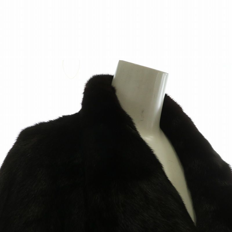 ＬＡＮＶＩＮ．ミンク、ロングコート ランバン LANVIN BLACKGLAMA ブラックグラマ ミンクファー